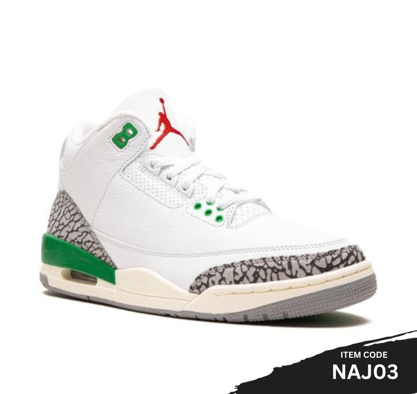 Jordan- Air Jordan 3 Retro "Lucky Green" sneakers