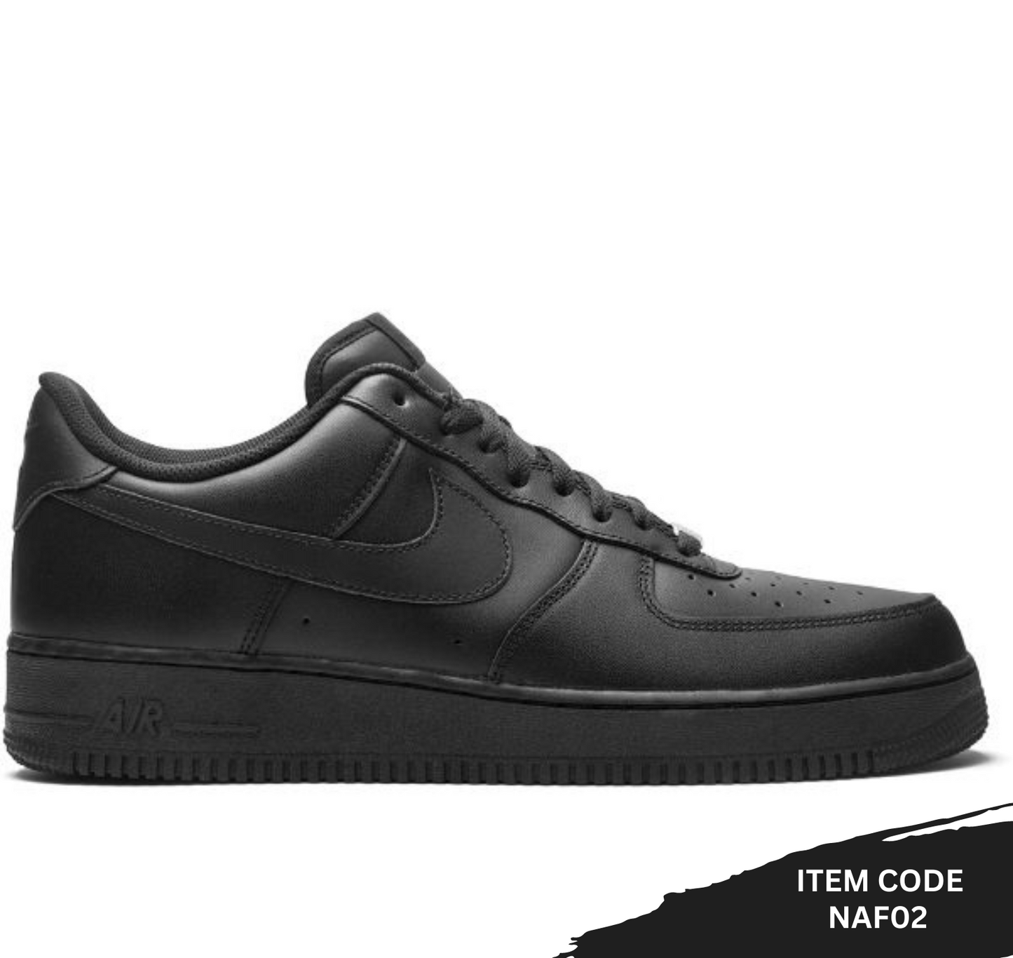 Nike - Air Force 1 Low "Triple Black" sneakers